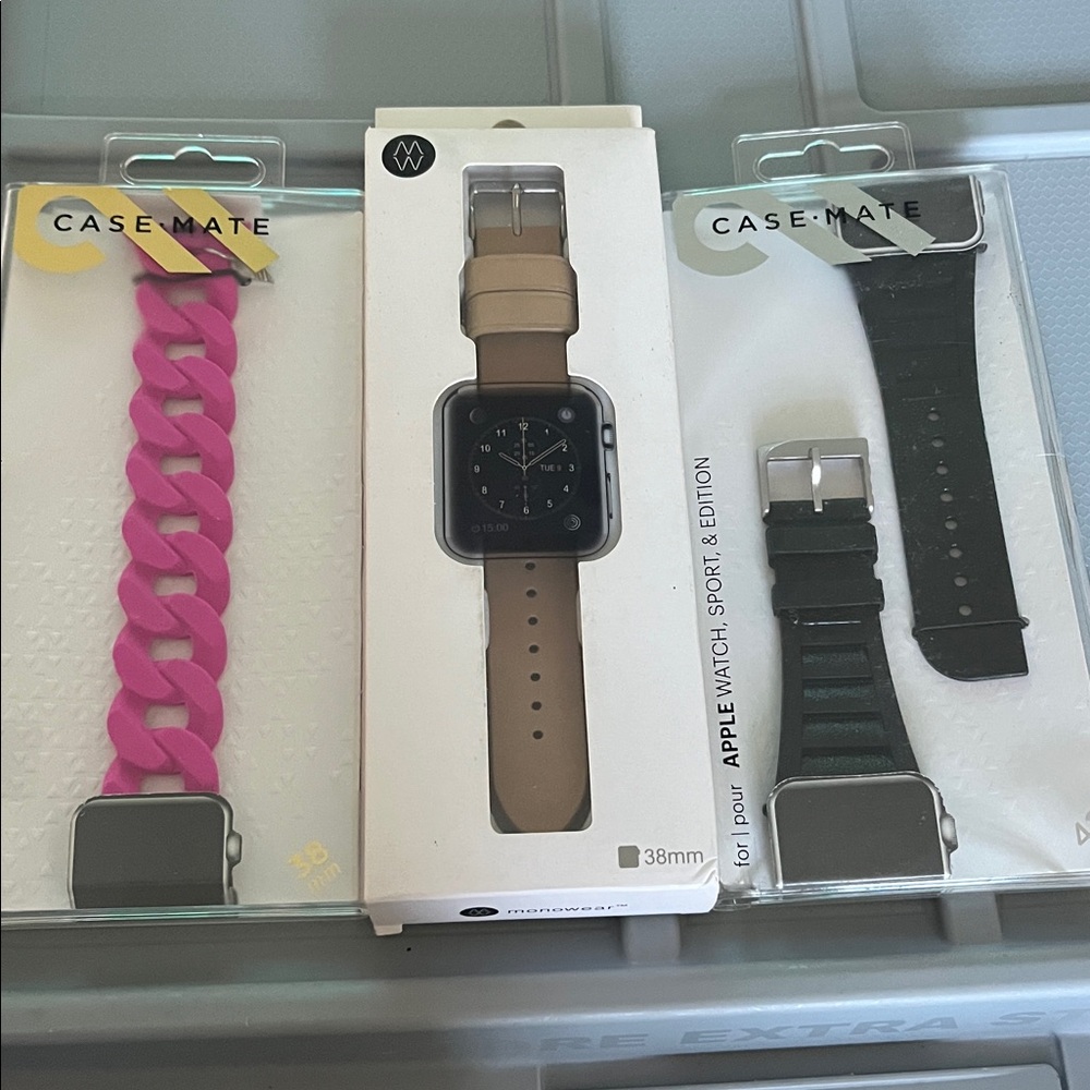 Case-Mate Vibrant Apple Watch Band Trio